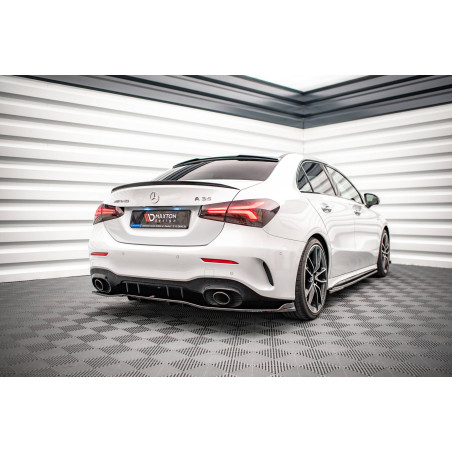Splitter posteriore (con barre verticali) V.2 Mercedes A 35 AMG berlina V177 (Cod. M-ME-A-177-35-S-R