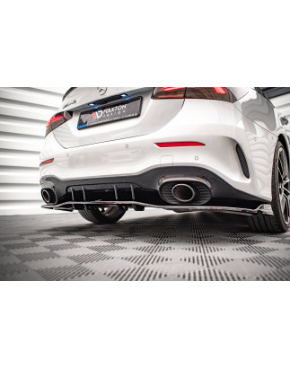 Splitter posteriore (con barre verticali) V.2 Mercedes A 35 AMG berlina V177 (Cod. M-ME-A-177-35-S-R