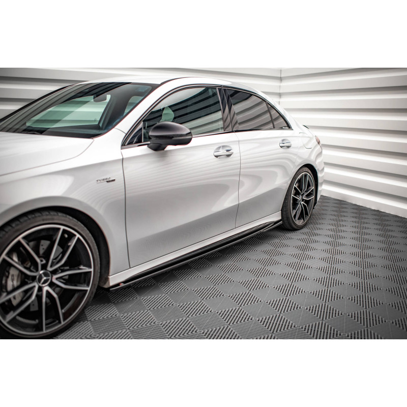 Diffusori minigonne V.2  Mercedes A35 AMG / AMG-Line W177  (Cod. M-ME-A-177-AMGLINE-SD1G)