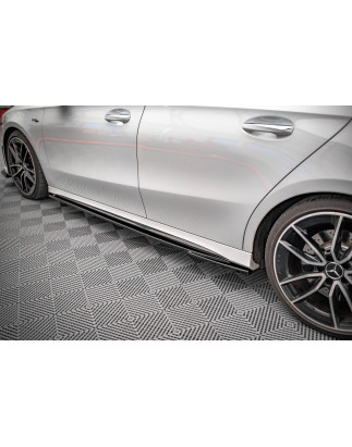 Diffusori minigonne V.2  Mercedes A35 AMG / AMG-Line W177  (Cod. M-ME-A-177-AMGLINE-SD1G)