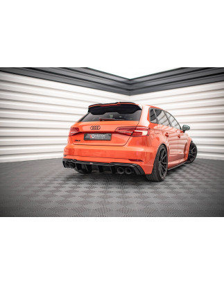 Sottoparaurti posteriore V.2  Audi RS3 Sportback 8V Facelift (Cod. M-AU-RS3-8VF-RS2GOO__OO)