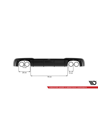 Sottoparaurti posteriore V.2  Audi RS3 Sportback 8V Facelift (Cod. M-AU-RS3-8VF-RS2GOO__OO)