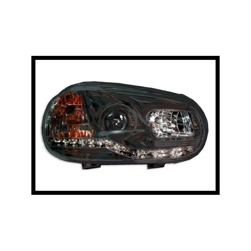 Fari Day Light Volkswagen Golf 4 Neri (Cod. E-FAW069)