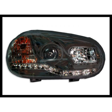 Fari Day Light Volkswagen Golf 4 Neri (Cod. E-FAW069)