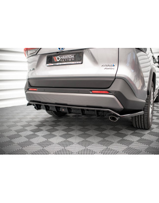 Splitter posteriore (con barre verticali) Toyota RAV4 Mk5 (Cod. M-TO-RAV4-5-RD1G+RD2G)
