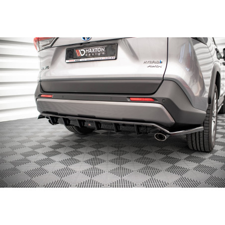 Splitter posteriore (con barre verticali) Toyota RAV4 Mk5 (Cod. M-TO-RAV4-5-RD1G+RD2G)