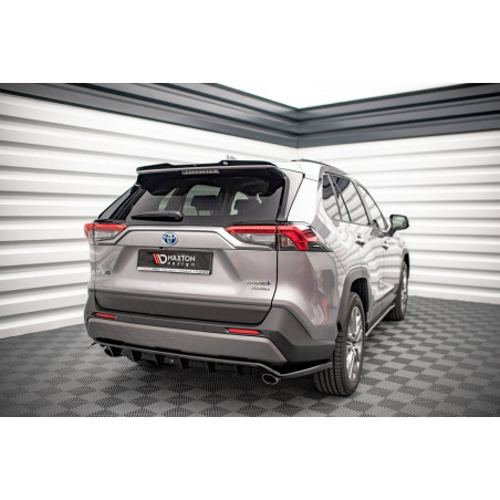 Splitter posteriore (con barre verticali) Toyota RAV4 Mk5 (Cod. M-TO-RAV4-5-RD1G+RD2G)