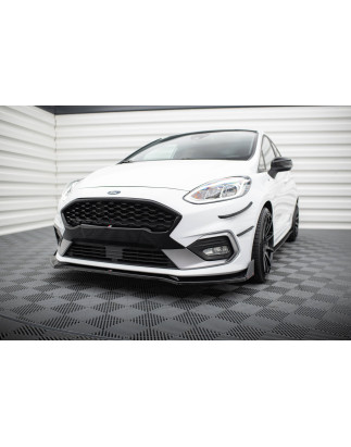 SPLITTER ANTERIORE V.4 + Flaps Ford Fiesta ST / ST-Line (Cod. M-FO-FI-8-STLINE-FD4G+FSF)