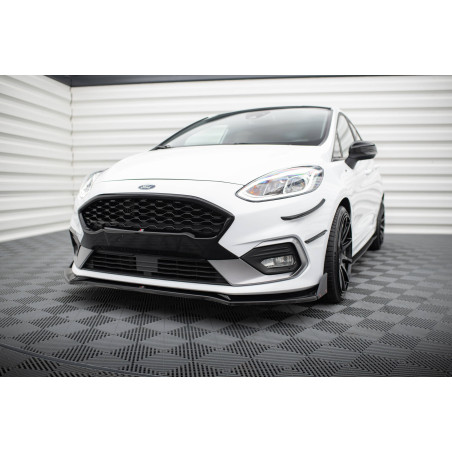 SPLITTER ANTERIORE V.4 + Flaps Ford Fiesta ST / ST-Line (Cod. M-FO-FI-8-STLINE-FD4G+FSF)
