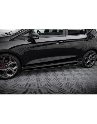 Diffusori minigonne V.2 + Flaps Ford Fiesta ST / ST-Line (Cod. M-FO-FI-8-STLINE-SD2G+SF)