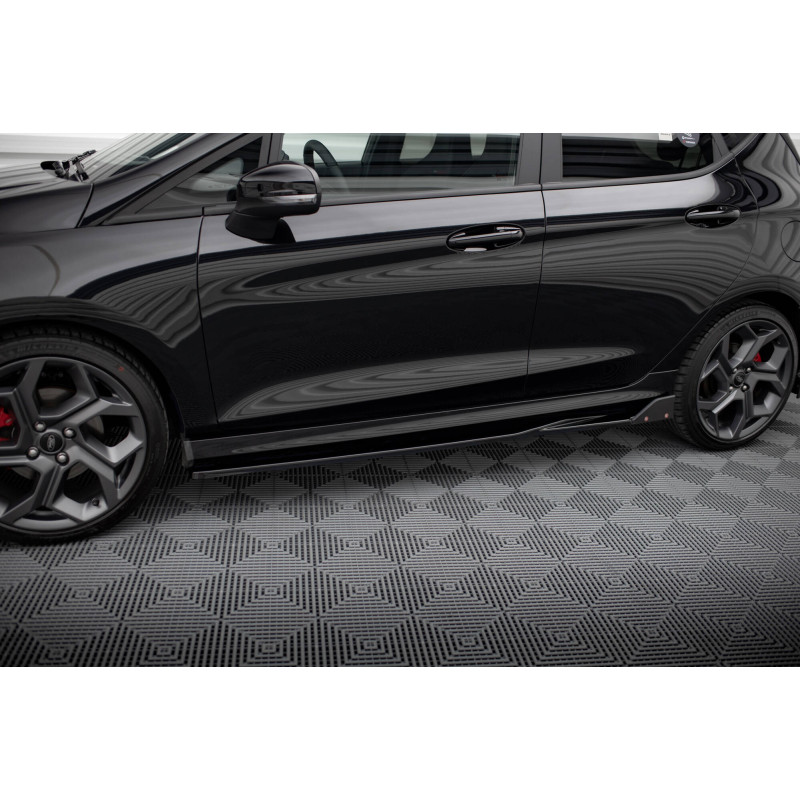 Diffusori minigonne V.2 + Flaps Ford Fiesta ST / ST-Line (Cod. M-FO-FI-8-STLINE-SD2G+SF)
