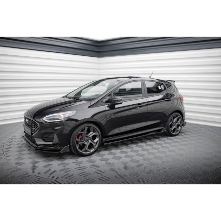 Diffusori minigonne V.2 + Flaps Ford Fiesta ST / ST-Line (Cod. M-FO-FI-8-STLINE-SD2G+SF)