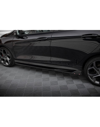 Diffusori minigonne V.2 + Flaps Ford Fiesta ST / ST-Line (Cod. M-FO-FI-8-STLINE-SD2G+SF)