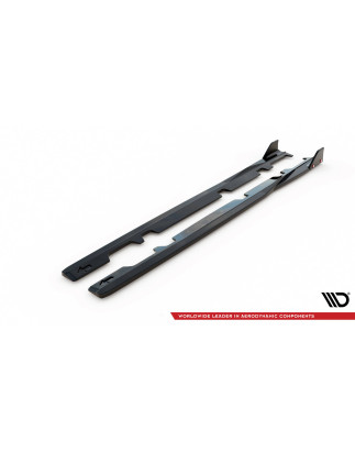 Diffusori minigonne V.2 + Flaps Ford Fiesta ST / ST-Line (Cod. M-FO-FI-8-STLINE-SD2G+SF)