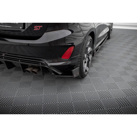 Splitters posteriori laterali V.4 + Flaps Ford Fiesta ST Mk8 (Cod. M-FO-FI-8-STLINE-RSD4G+RSF)