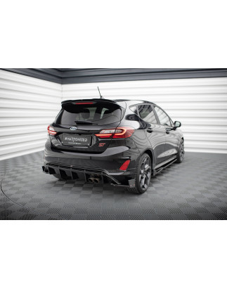 Splitters posteriori laterali V.4 + Flaps Ford Fiesta ST Mk8 (Cod. M-FO-FI-8-STLINE-RSD4G+RSF)