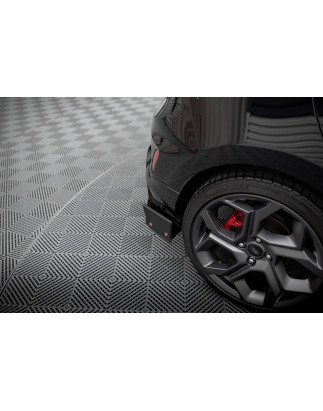 Splitters posteriori laterali V.4 + Flaps Ford Fiesta ST Mk8 (Cod. M-FO-FI-8-STLINE-RSD4G+RSF)