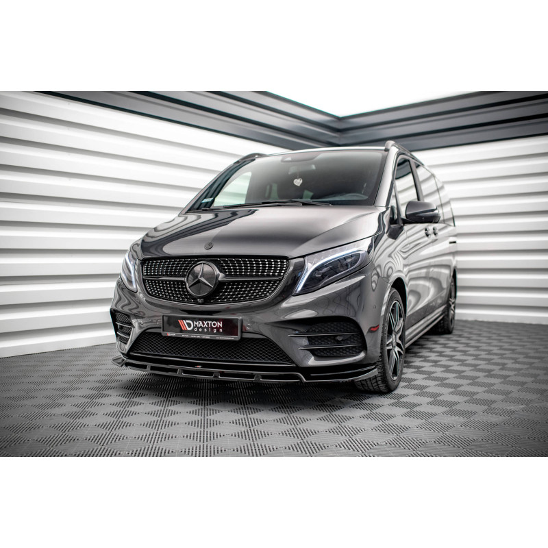 SPLITTER ANTERIORE V.5 Mercedes-Benz V-Class AMG-Line W447  (Cod. M-ME-V-447F-AMGLINE-FD5G+FD5RG)