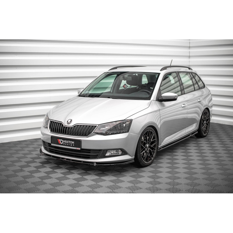 SPLITTER ANTERIORE V.1 Skoda Fabia Mk3 (Cod. M-SK-FA-3-FD1G)