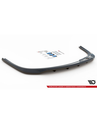 Splitter posteriore (con barre verticali) Skoda Fabia Combi Mk3 (Cod. M-SK-FA-3-RD1G+RD2G)