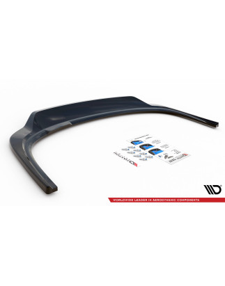 Splitter posteriore (con barre verticali) Skoda Fabia Combi Mk3 (Cod. M-SK-FA-3-RD1G+RD2G)