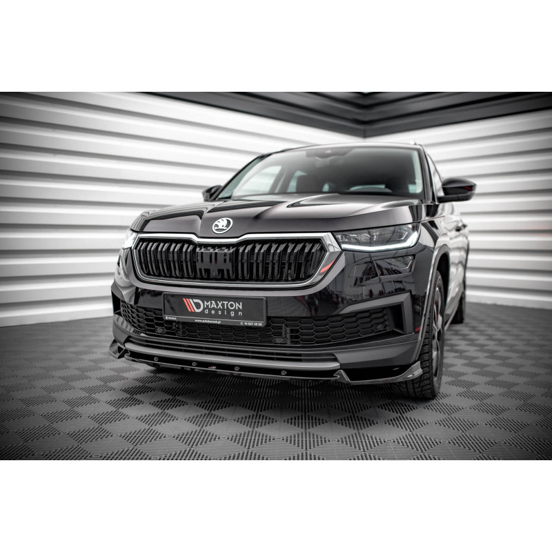 SPLITTER ANTERIORE V.1 Skoda Kodiaq Mk1 Facelift (Cod. M-SK-KO-1F-FD1G)
