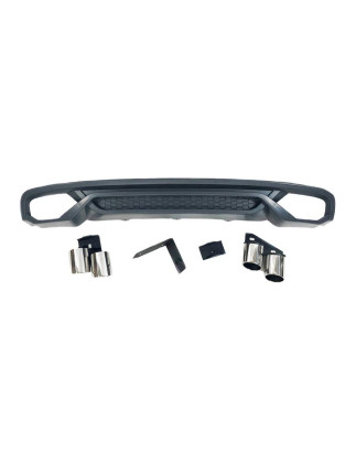 Diffusore Posteriore Audi A4 B8 Limousine / Avant 2013-2015 ABS (Cod. E-TCA4949)