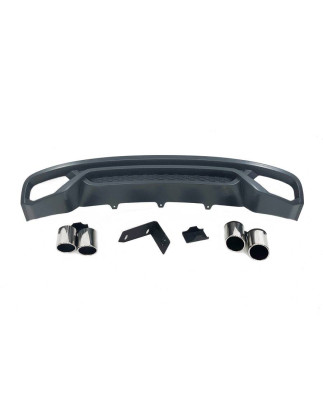 Diffusore Posteriore Audi A4 B8 Limousine / Avant 2013-2015 ABS (Cod. E-TCA4949)