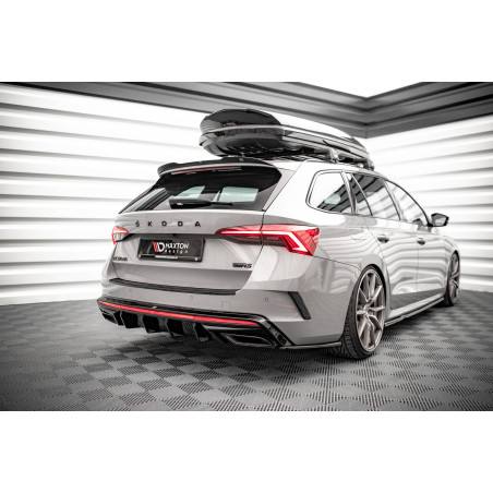 Splitters posteriori laterali V.3 Skoda Octavia RS Mk4 (Cod. M-SK-OC-4-RS-RSD3G)