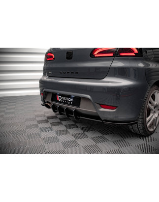 DIFFUSORE POSTERIORE street pro Seat Ibiza Cupra Mk3 (Cod. M-SEIB3CUCNC-RS1B)