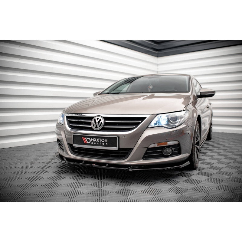 SPLITTER ANTERIORE V.4 Volkswagen Passat CC (Cod. M-VW-PA-CC-FD4G)