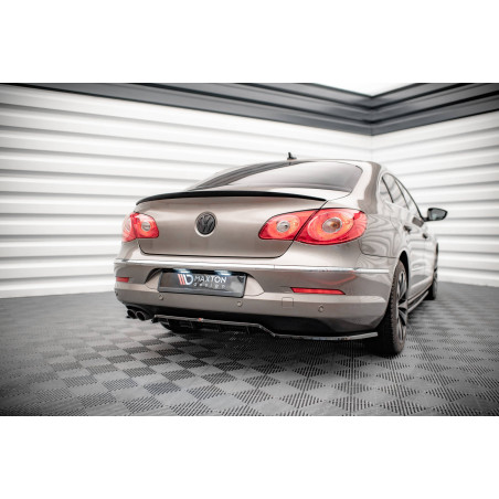 Splitter posteriore (con barre verticali) Volkswagen Passat CC (Cod. M-VW-PA-CC-RSD2G+RD1G)