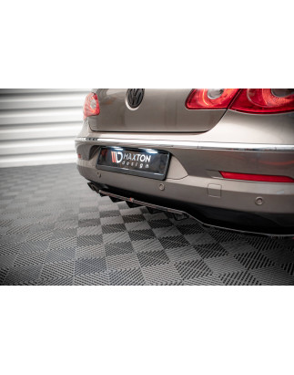 Splitter posteriore (con barre verticali) Volkswagen Passat CC (Cod. M-VW-PA-CC-RSD2G+RD1G)