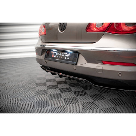Splitter posteriore (con barre verticali) Volkswagen Passat CC (Cod. M-VW-PA-CC-RSD2G+RD1G)