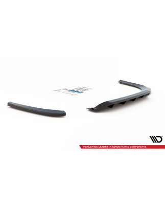 Splitter posteriore (con barre verticali) Volkswagen Passat CC (Cod. M-VW-PA-CC-RSD2G+RD1G)