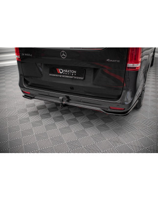 Splitter posteriore (con barre verticali) Mercedes-Benz V-Class AMG-Line W447 Facelift (Cod. M-ME-V-