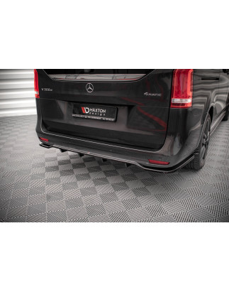 Splitter posteriore (con barre verticali) Mercedes-Benz V-Class AMG-Line W447 Facelift (Cod. M-ME-V-