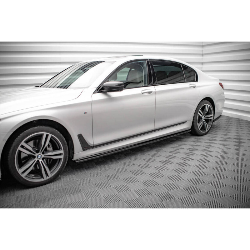 Diffusori minigonne V.1 for BMW 7 Long M-Pack G12 (Cod. M-BM-7-12-MPACK-SD1G)