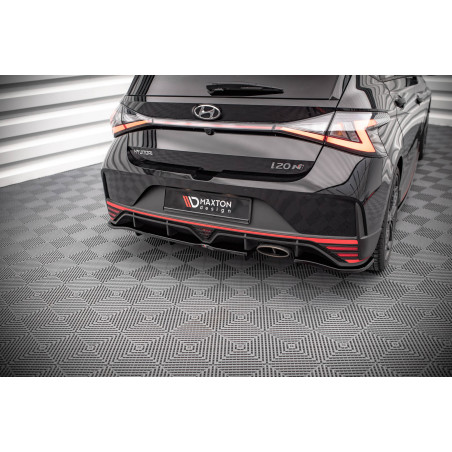 Splitter posteriore (con barre verticali) Hyundai I20 N Mk3 (Cod. M-HY-I20-3-N-RSD1G+RD1G)