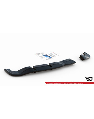 Splitter posteriore (con barre verticali) Hyundai I20 N Mk3 (Cod. M-HY-I20-3-N-RSD1G+RD1G)