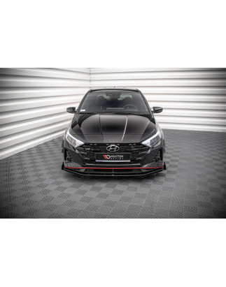 SPLITTER ANTERIORE street pro V.1 + Flaps Hyundai I20 N Mk3 (Cod. M-HYI203NCNC-FD1B+FSF1G)