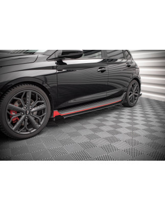 Diffusori minigonne street pro + Flaps Hyundai I20 N Mk3 (Cod. M-HYI203NCNC-SD1B+SRF1G)