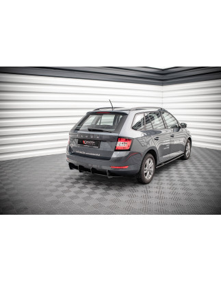 DIFFUSORE POSTERIORE street pro Skoda Fabia Combi Mk3 Facelift (Cod. M-SKAFA3FKCNC-RS1B)