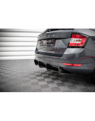 DIFFUSORE POSTERIORE street pro Skoda Fabia Combi Mk3 Facelift (Cod. M-SKAFA3FKCNC-RS1B)