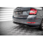 Splitter posteriore (con barre verticali) Skoda Fabia Combi Mk3 Facelift (Cod. M-SK-FA-3F-K-RD1G+RD2