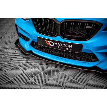 SPLITTER ANTERIORE street pro V.1 + Flaps BMW M2 Competition F87 (Cod. M-BM287MCOMPCNC-FD1B+FSF1G)