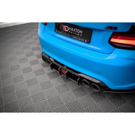 DIFFUSORE POSTERIORE street pro BMW M2 F87 (Cod. M-BM287MCOMPCNC-RS2B)