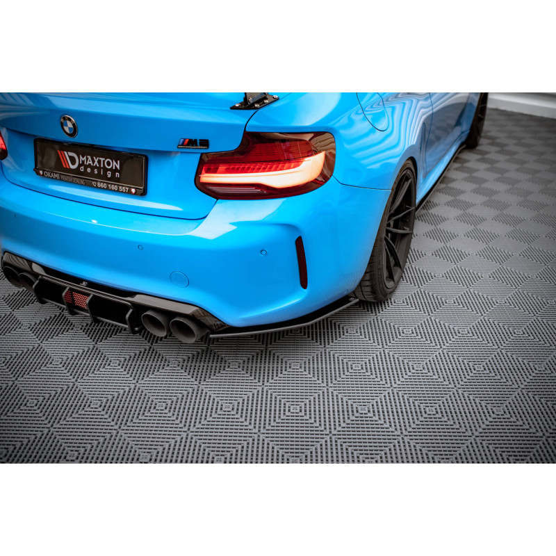 Splitters posteriori laterali Street Pro BMW M2 F87 (Cod. M-BM287MCOMPCNC-RSD1B)