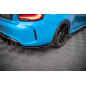 Splitters posteriori laterali Street Pro + Flaps BMW M2 F87 (Cod. M-BM287MCOMPCNC-RSD1B+RSF1G)