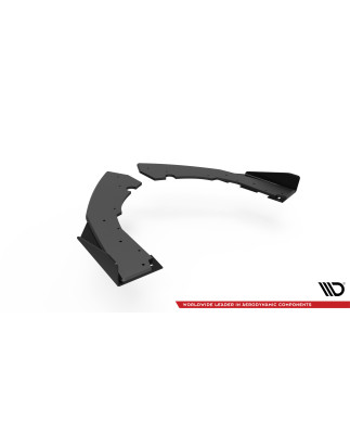 Splitters posteriori laterali Street Pro + Flaps BMW M2 F87 (Cod. M-BM287MCOMPCNC-RSD1B+RSF1G)